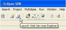 执行Web Service Explorer 