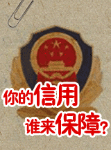 集体进入失信年代 你的信用谁来保障？
