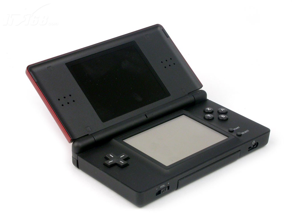 任天堂NDSL(红黑)掌上游戏机产品图片5素材-