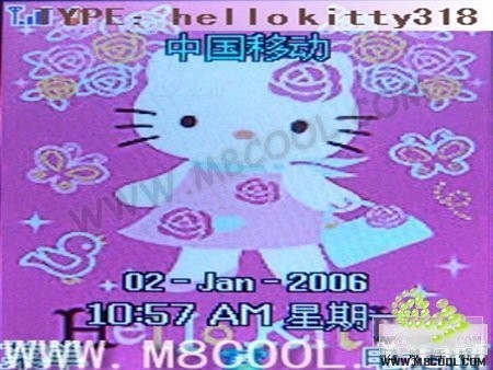 精品山寨hello kitty 318 手机产品图片8素材-it168
