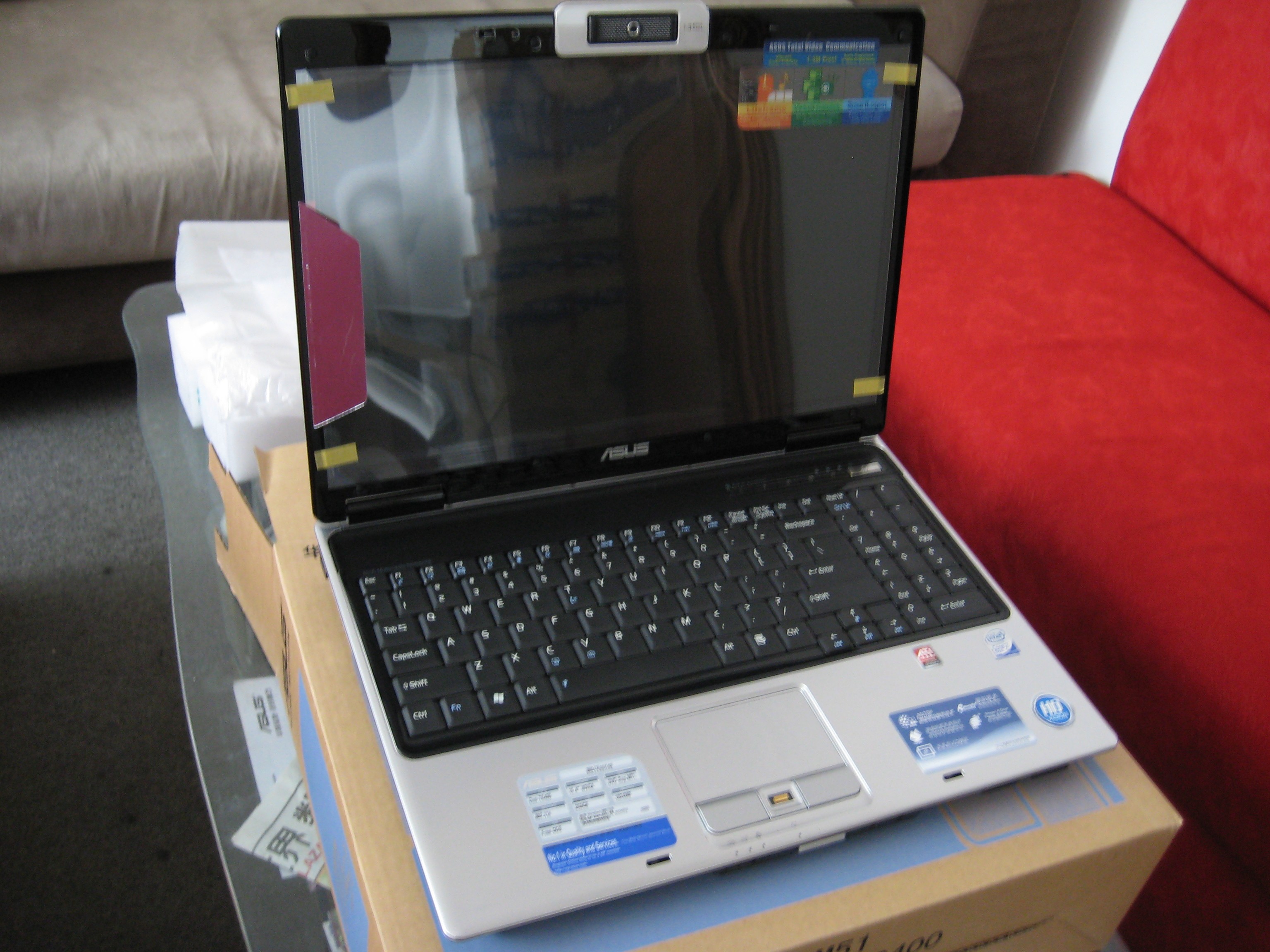华硕M50T86VM BL笔记本产品图片3素材