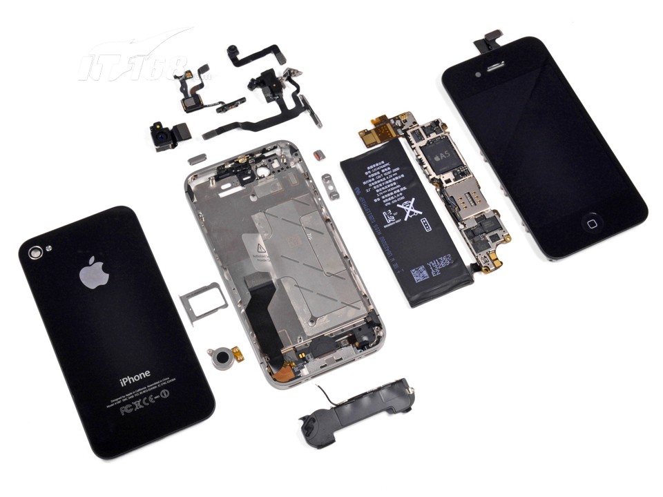 苹果iPhone4S 16G拆解图片31素材-IT168手机图片大全