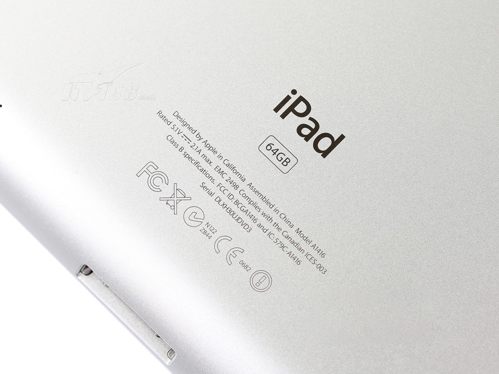 苹果新iPad(iPad3) 16GB背面型号图片素材-IT