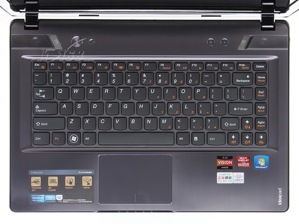 联想y485-aei键盘图片素材-it168笔记本图片大全