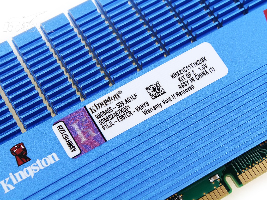 金士顿骇客神条 8gb ddr3 2133(khx21c11t1k2/8x)内存