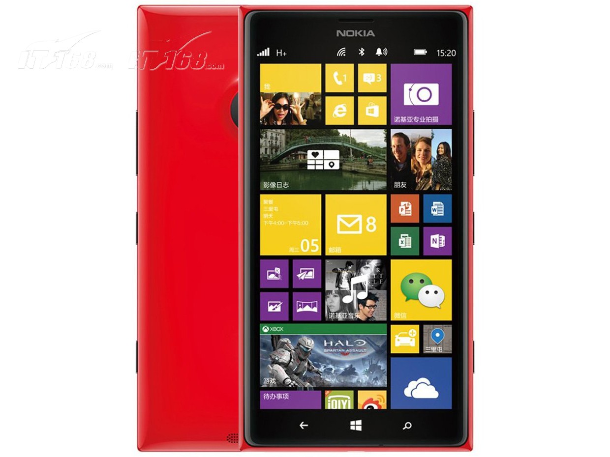 诺基亚lumia 1520 联通3g手机(红色)wcdma/gsm非合约机手机产品图片3