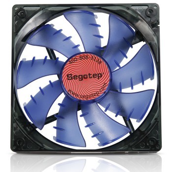 鑫谷翼风yf-12 游戏机箱风扇 led蓝光/9片扇叶/超大风量/双供电接口