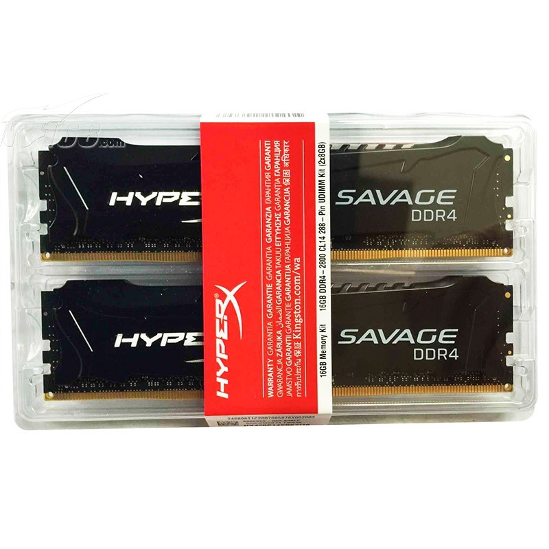 金士顿骇客神条ddr4,金士顿ddr48g2400 金士顿骇客神条 savage系列 ddr4 2800 16gb(8gbx2)台式机内存内存