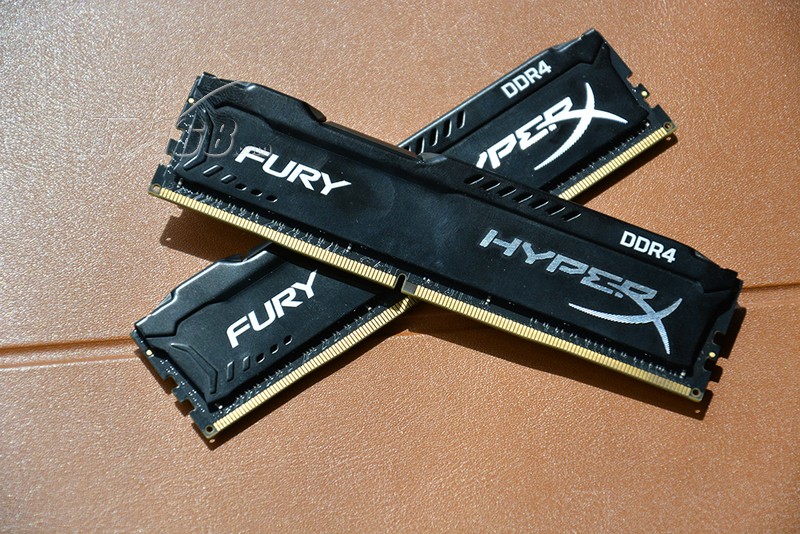 金士顿骇客神条 fury系列 ddr4 2666 16gb(8gx2条)台式机内存外观图片