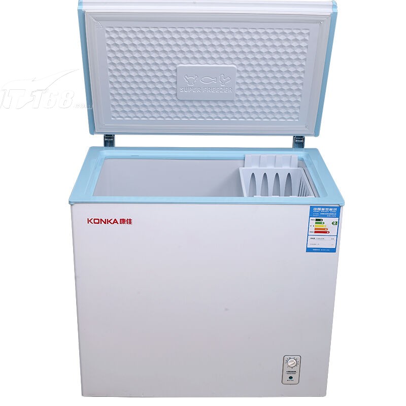 康佳bd/bc-160dtz 160升 单温冷柜 冷藏冷冻转换家用冷柜 一扭控温