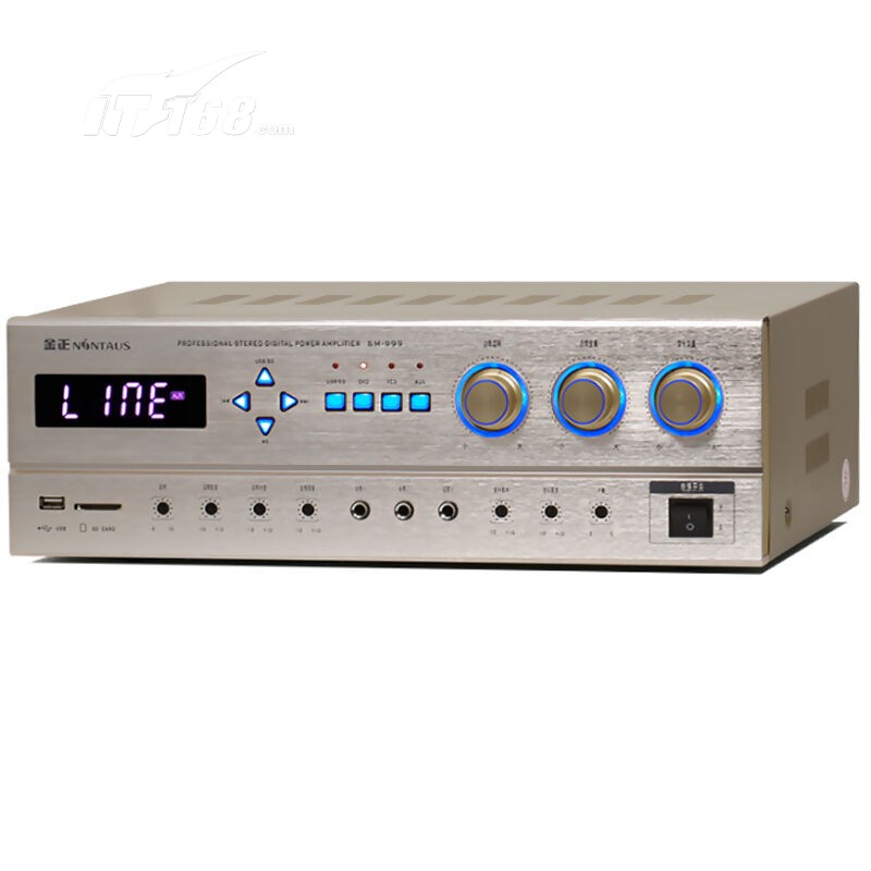 IT168金正SM-999 家庭影院套装ktv音响 家用大功率蓝牙功放机专业音频放大器 (金色)产品页面为您提供NINTAUS SM-999 家庭影院套装ktv音响 家用大功率蓝牙功放机专业音频放大器 (金色)相关报价、参数、评测、图片、评论等信息,了解金正SM-999 家庭影院套装ktv音响 家用大功率蓝牙功放机专业音频放大器 (金色)详情尽在IT168