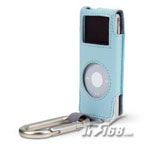 贝尔金 iPod nano NE卡宾皮套\/配扣环(蓝色F8