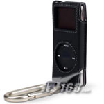 贝尔金 iPod nano NE卡宾皮套\/配扣环(黑色F8