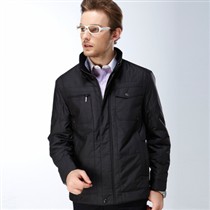 鳄鱼恤 男装 冬装外套 涤纶面料 保暖抗皱BJ32