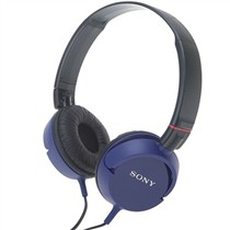 【索尼 SONY MDR-ZX100 头戴式(蓝色)报价】