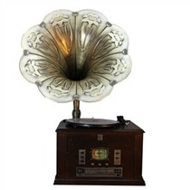 理丹 (leetac) L901 仿古留声机音箱 黑胶唱盘机