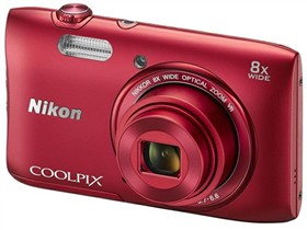尼康 S3600 数码相机 红色(2005万像素 2.7英寸