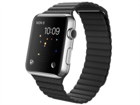 苹果 Apple Watch 智能手表(黑色\/42毫米表壳\/皮