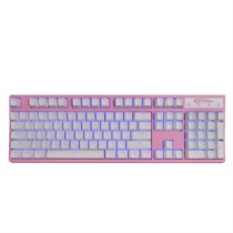 凯酷 104 RGB plus 粉色 混光 机械键盘 游戏背