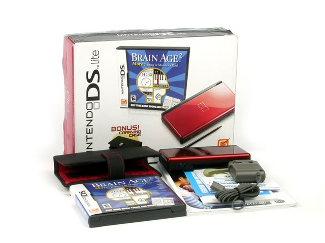 任天堂NDSL(红黑)掌上游戏机产品图片23-IT1