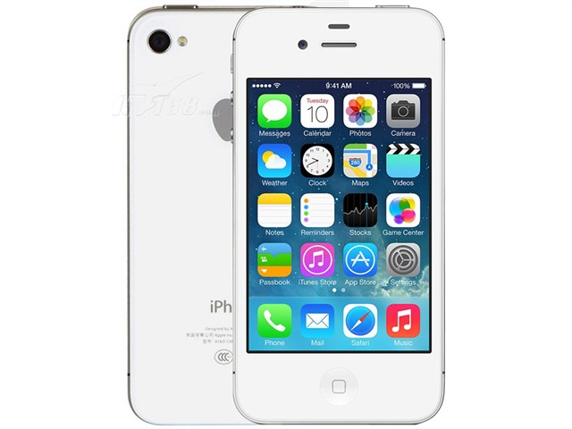 苹果iphone4s 8gb 联通版3g(白色)合约机手机产品图片