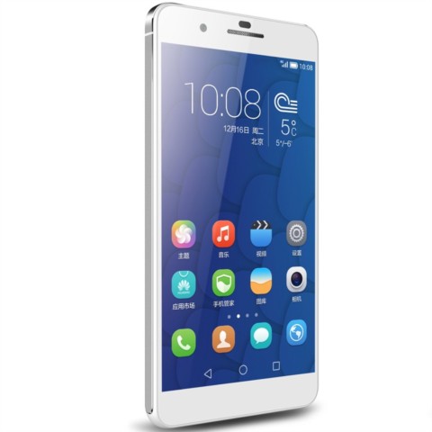 华为荣耀 6 plus (pe-tl20) 3gb内存标准版 白色 移动4g手机 双卡双待