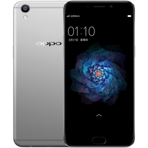 oppor9 4gb 64gb内存版 雪岩灰 全网通4g手机 双卡双待手机产品图片1