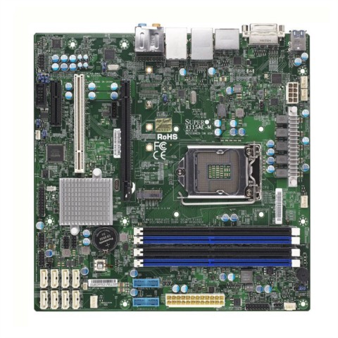 超微X11SAE-M 服务器主板 C236芯片组 单路