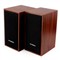 现代 HY-39T 全木质减谐振箱体 2.0声道笔记本便携音箱 超重低音 USB直接供电 咖啡色