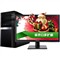 清华同方 精锐X200H-BI02 19.5英寸台式电脑 (G1840 2G 500G DVD 串并口 双PCI 前置USB3.0 WIN7)