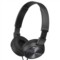索尼 MDR-ZX310 头戴式立体声耳机 监听耳机 黑色