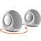 JBL Pebbles mini 音乐蜗牛电脑小音箱 USB供电 低音炮 2.0迷你音响 白色