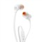JBL T110 白色 带线控 有线立体声耳机入耳式耳机 手机耳机