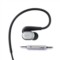 爱科技AKG N30 耳挂式耳机 耳麦线控入耳式耳机 圈铁混合单元 高解析力可变风格 HIFI音乐耳机 可换线 银色