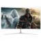 AOC C4008VU8 40英寸 4K UHD高清分辨率 10bit面板ΔE<3 3000R曲率 纤薄曲面显示器