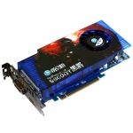 影驰 9600GT 1GB黑将版（新版）显卡