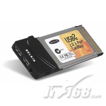 贝尔金 USB2.0 2口PCMCIA接口卡(F5U222zh)连接线转接卡