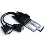 恒通 Expresscard双串口卡 HCE-004连接线转接卡