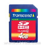TRANSCEND SDHC卡(4GB/Class2)