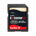 SanDisk Extreme III SD卡(2GB)