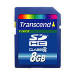 TRANSCEND SDHC卡(8GB/Class6)