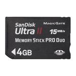 SanDisk Ultra II Memory Stick Pro Duo(4GB)