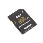 东芝 SDHC(4GB/Class 4)闪存卡