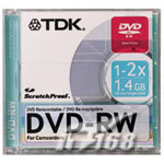 TDK 摄像用DVD-RW(1.4GB)