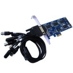 视盈 SVC 404E PCI Express四通道流媒体采集卡多媒体视频
