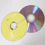 现代 DVD+R光盘单片装(黄色)