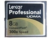 雷克沙 CF UDMA CF 300X(8GB)闪存卡