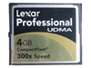雷克沙 CF UDMA CF 300X(4GB)闪存卡
