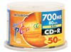 三菱 新白金 CD-R 52速(50片装)盘片