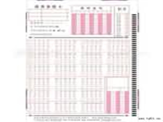 腾亚 通用答题卡105题S